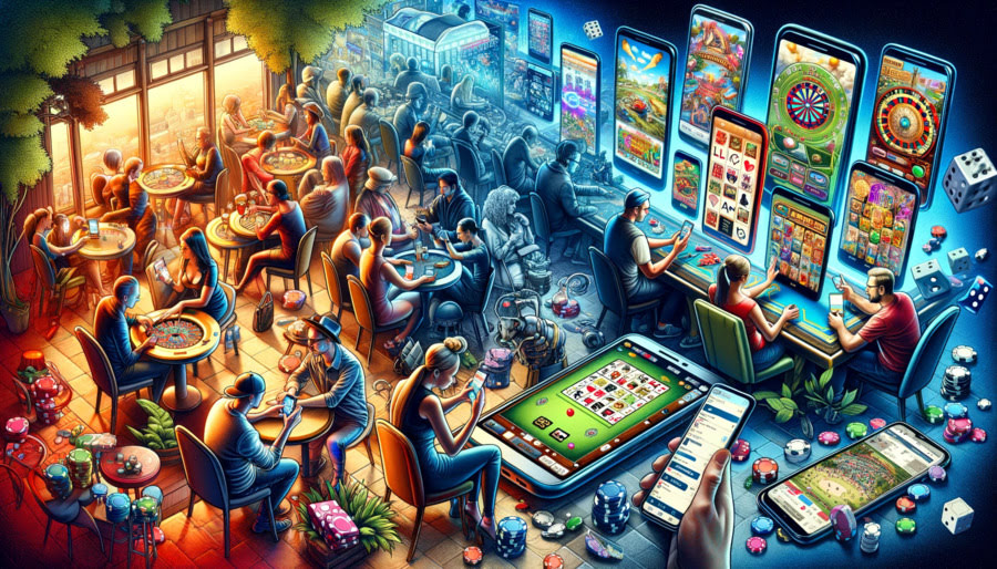 Συμμετοχή χρηστών σε τυχερά παιχνίδια για κινητά