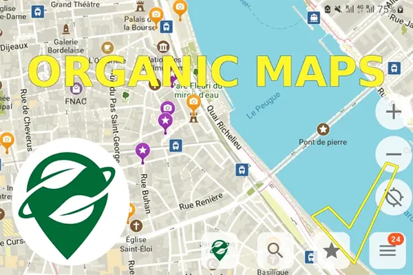 itinéraire carte mobile