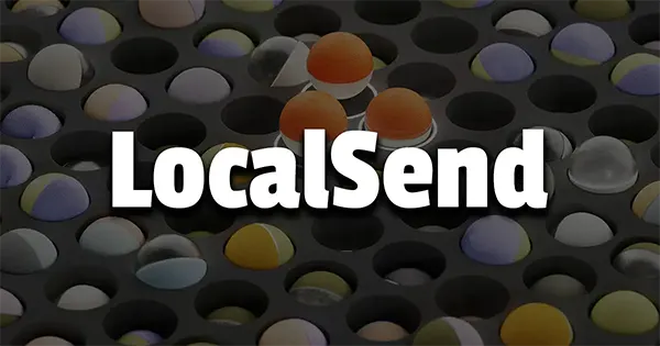 Transferência de ficheiros com LocalSend